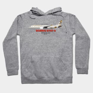 Boeing B787-9 - Etihad Airways Hoodie